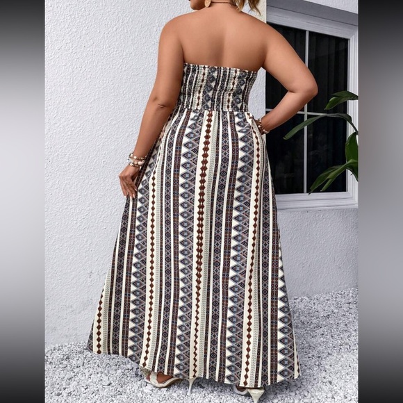 Boho knot front A-line tube dress - Picture 9 of 12